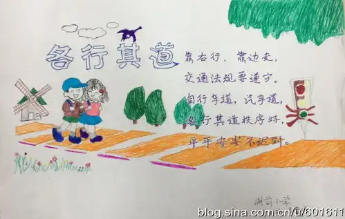 黑板报交通安全手抄报创