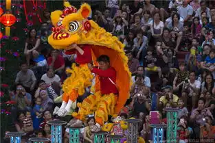 吉隆坡商场展出羊年雕塑舞狮挂灯笼喜迎新春