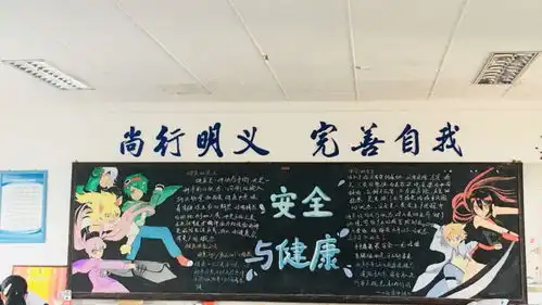 二次元袭击校园黑板报,老师板擦何在当年我可能上了假学校