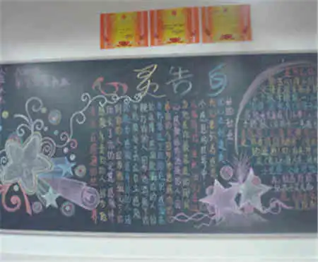 家长会黑板报小学家长会