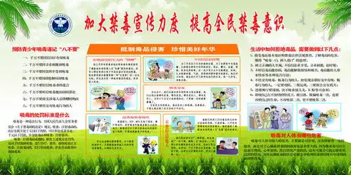 禁毒知识板报下载