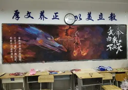 00后黑板报惊艳众人,粉笔居然能这么用中学生都是高手,服气