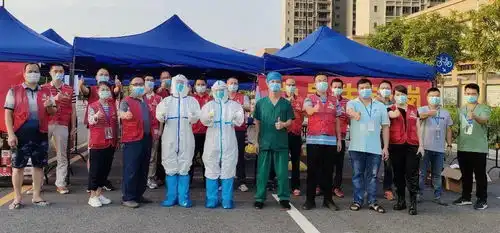 清远市农业农村局志愿者服务在疫情防控第一线
