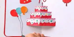 数字黑板报国庆