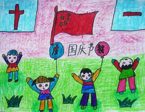 简单画手抄报装饰国庆