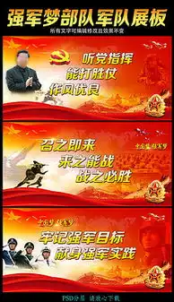 部队黑板报模板宣传
