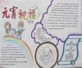 元宵节手抄报欢喜闹元宵