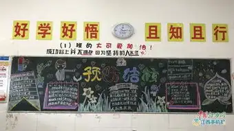 九江金安高级中学开展防治结核病黑板报评比