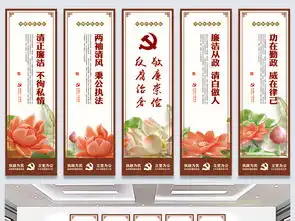 廉洁家黑板报