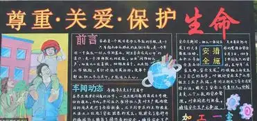 安全教育黑板报内容中小