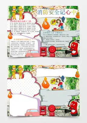 消防手抄报word模板消防手抄报word模板下载熊猫办公