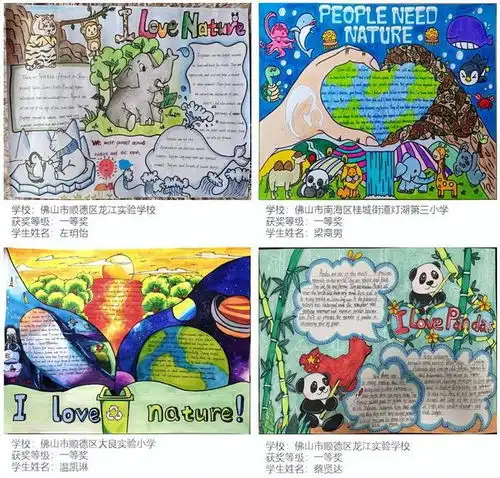 我爱大自然第二届全国小学生英语手抄报展示活动圆满结束