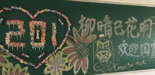 初中生黑板报走红,连线条都美得不可方物,让人挪不开双眼