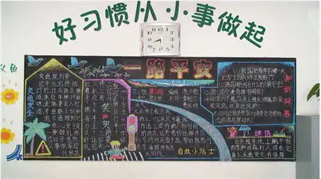 安全黑板报内容太平洋亲子网专区