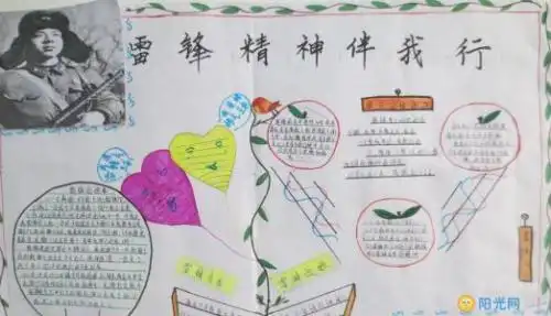 学雷锋黑板报简单版