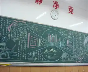 国庆节黑板报素材图片