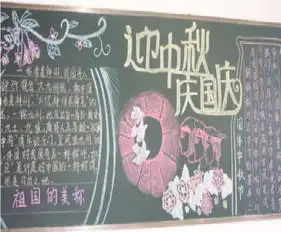 中秋节黑板报月儿圆圆话中秋