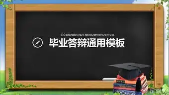 木质黑板报形式毕业论文模板设计ppt文档