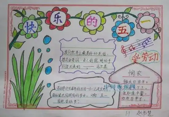 五一劳动节手抄报内容大