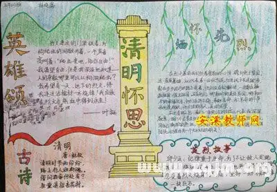清明手抄报简单又好看清