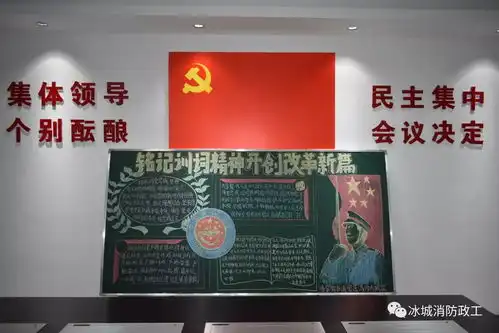 哈尔滨消防支队第四季度主题板报展播大队组