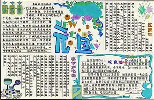 初一黑板报主题元旦