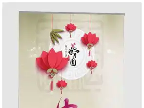 中秋花好月圆国际月饼嫦娥奔月国庆中秋节海报展板ppt模板背景素材下载20.38mb中秋节大全节日宣传促销海报