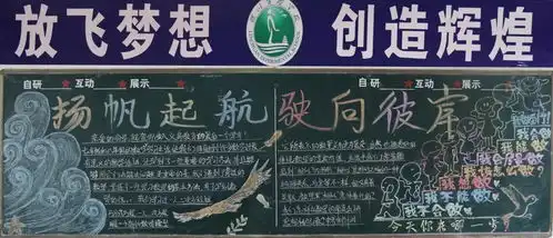 笔底生花,寸草春晖初中部黑板报优秀作品展示