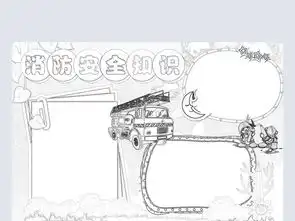 消防安全学生线描板报word小报设计模板图片素材worddoc下载12.20mb消防安全手抄报大全安全健康手抄报