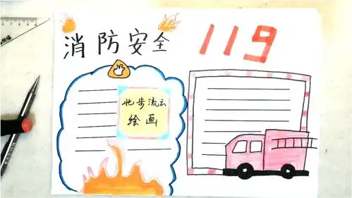 画一幅消防安全手抄报