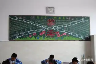 禁毒黑板报素材板报