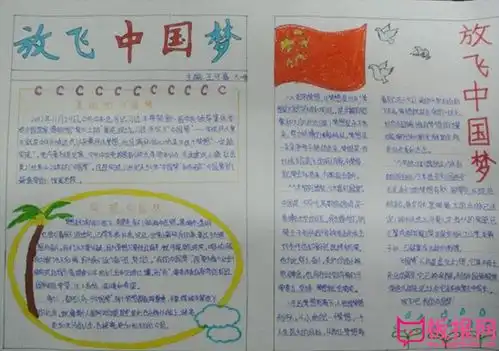 放飞中国梦,中国梦手抄报