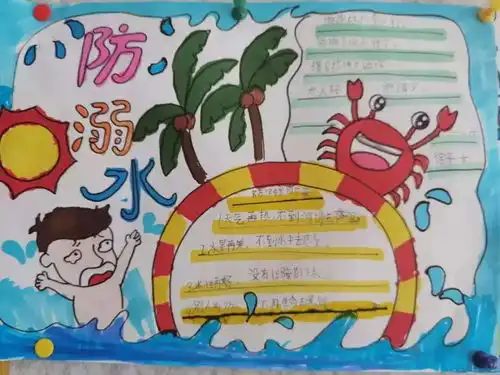 珍爱生命预防溺水主题手抄报颁奖活动