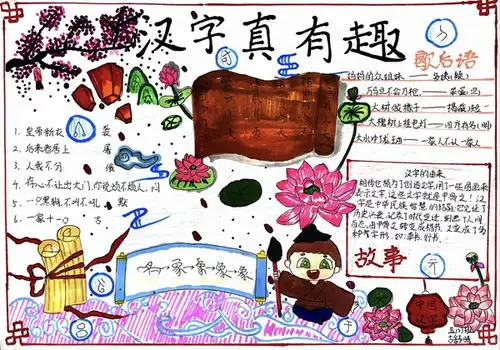 亳州学院附属学校开展遨游汉字王国语文综合性实践活动