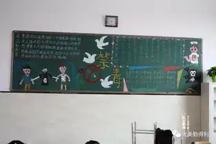 派出所联合学校开展禁毒板报比赛