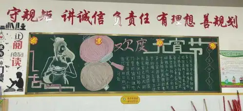 金牛迎春到欢乐闹元宵惠阳华附中学部元宵黑板报展示活动