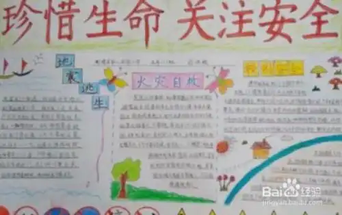 尊重生命敬畏自然手抄报内容