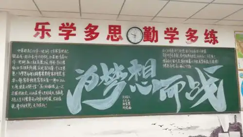 砥砺前行,再创辉煌第三期主题黑板报