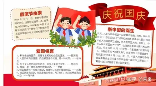 欢度国庆十一国庆节手抄报模板