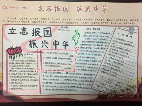 历史手抄报主题黑板报比赛