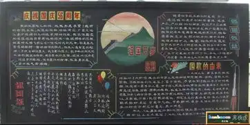 国庆黑板报标题快乐
