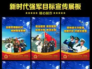 新时代强军目标图片设计素材高清模板下载78.55mb部队展板大全