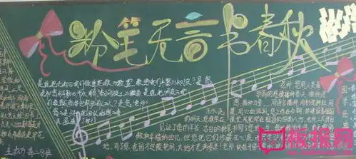 关于教师节的黑板报,粉笔无言书春秋