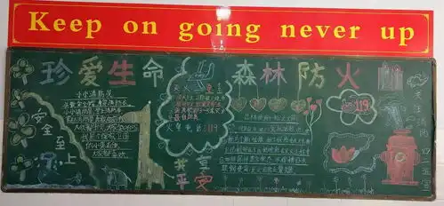 义马市外国语小学开展消防安全黑板报评比活动