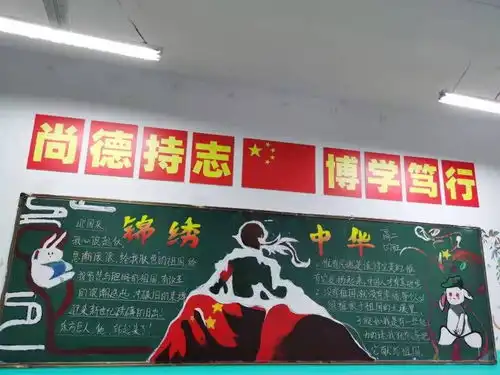 我校庆祝国庆主题黑板报评比结果公布