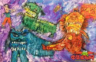 元旦舞狮子黑板报儿童画