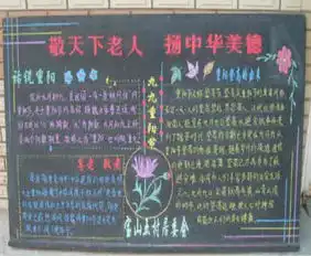 重阳节黑板报我的重阳节