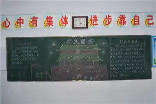唐宋中心校唐南小学开展迎国庆黑板报评比活动