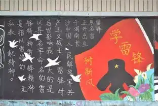 小小板报,精彩天地记十八中学习雷锋精神黑板报活动