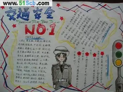 关于交通安全的手抄报